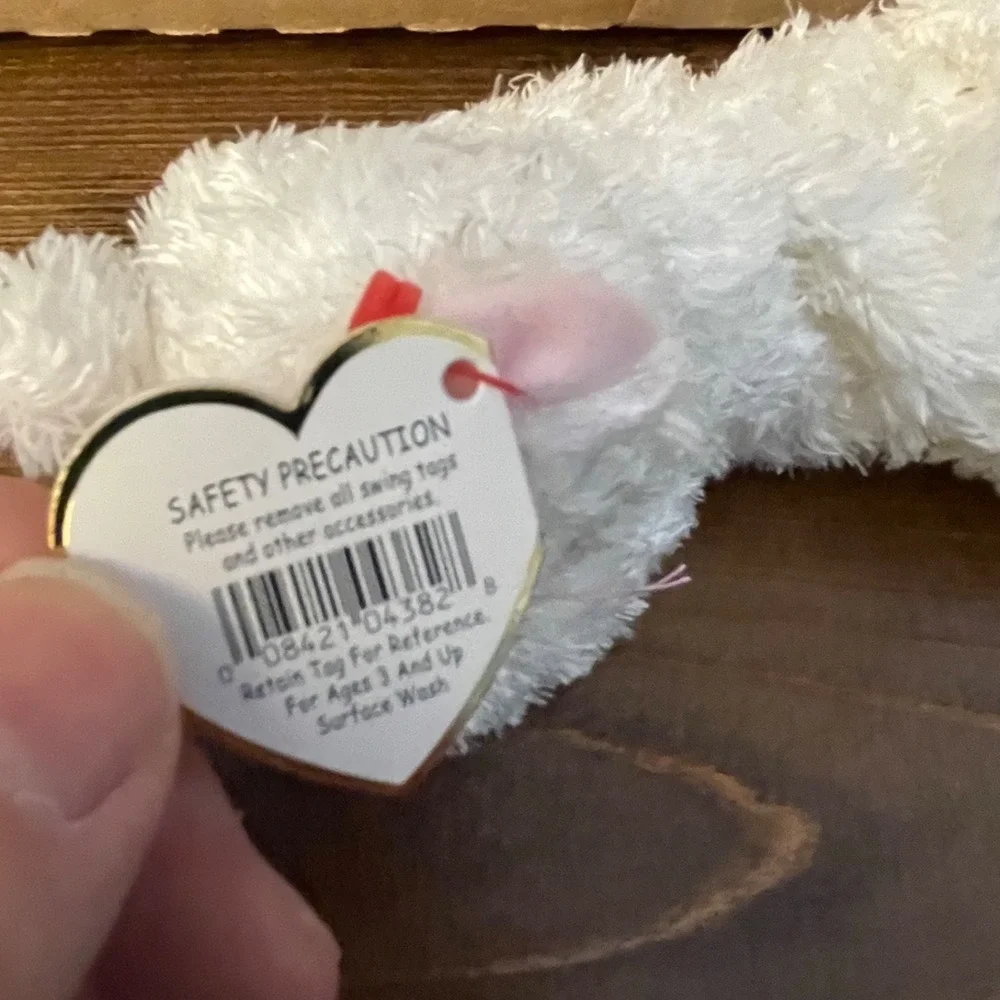 Ty Beanie Baby Cat Lot of 3 Scat Grey Cat Canyon Cougar Flip White Cat Plush MWM